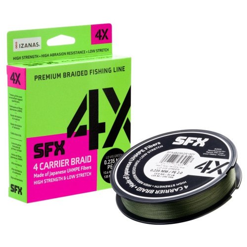 Sufix 4x Low Vis Green 270m Snøre