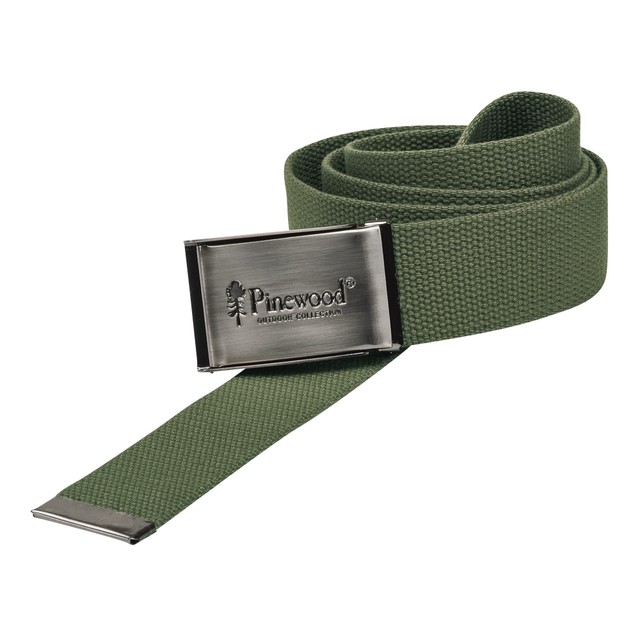 Canvas Bælte Olive fra Pinewood