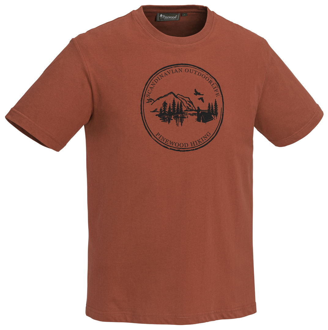 Camp T Shirt Terracotta Xxl fra Pinewood