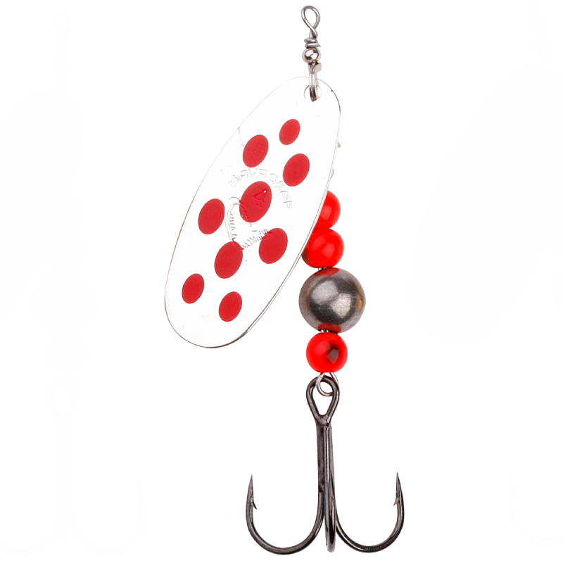 Savage Gear Caviar Spinner Flou Orange/Sølv 18g