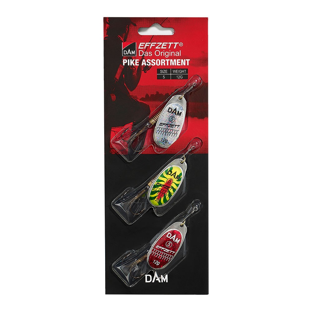 Dam Spinner Sortiment Gedde 12gr 3stk   Spinnere