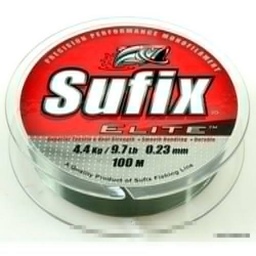 Elite 100m Lo Vis Green 0,23mm fra Sufix
