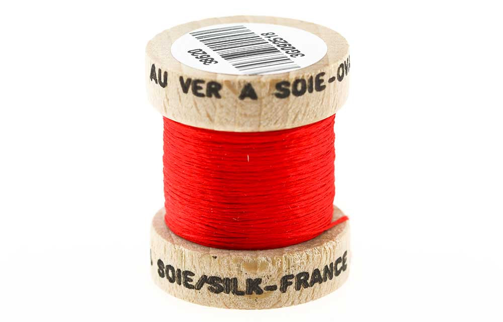 100% Pure French Silk   Red fra The Fly Co.