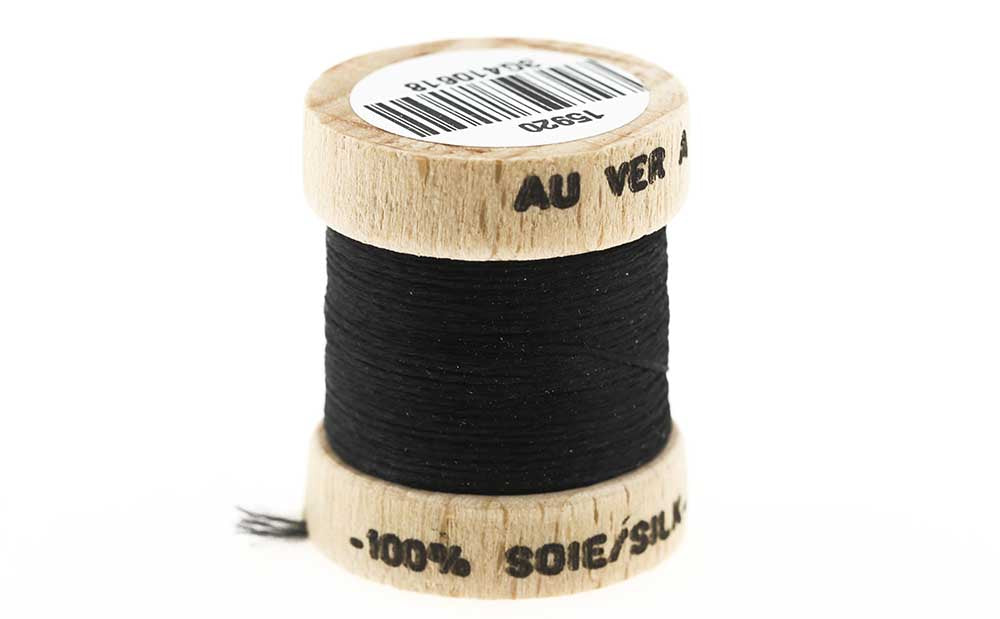 100% Pure French Silk   Black fra The Fly Co.