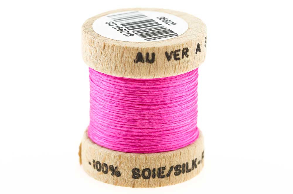 100% Ren Fransk Silke Pink fra The Fly Co.