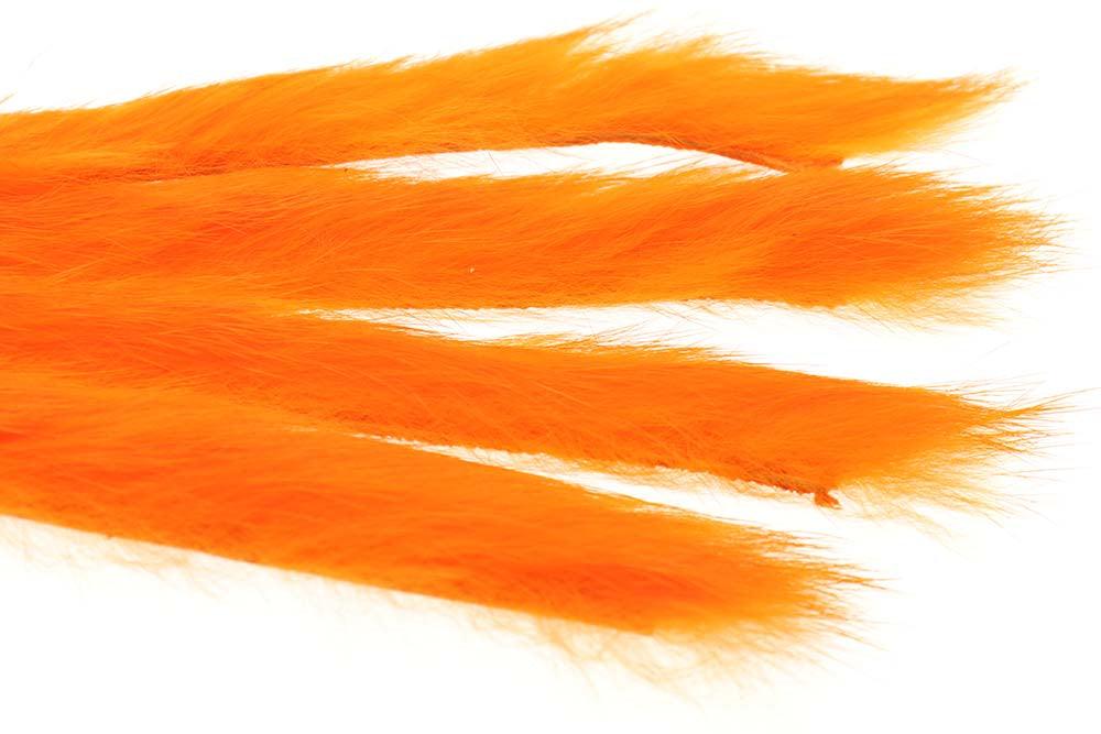 3 Mm Kanin Zonkerstrip Fl. Orange fra The Fly Co.
