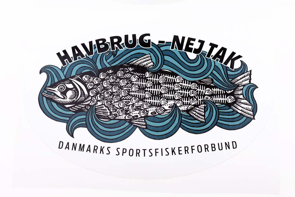 Dsf Sticker Klistermærke   Havbrug   Nej Tak fra Non Brand