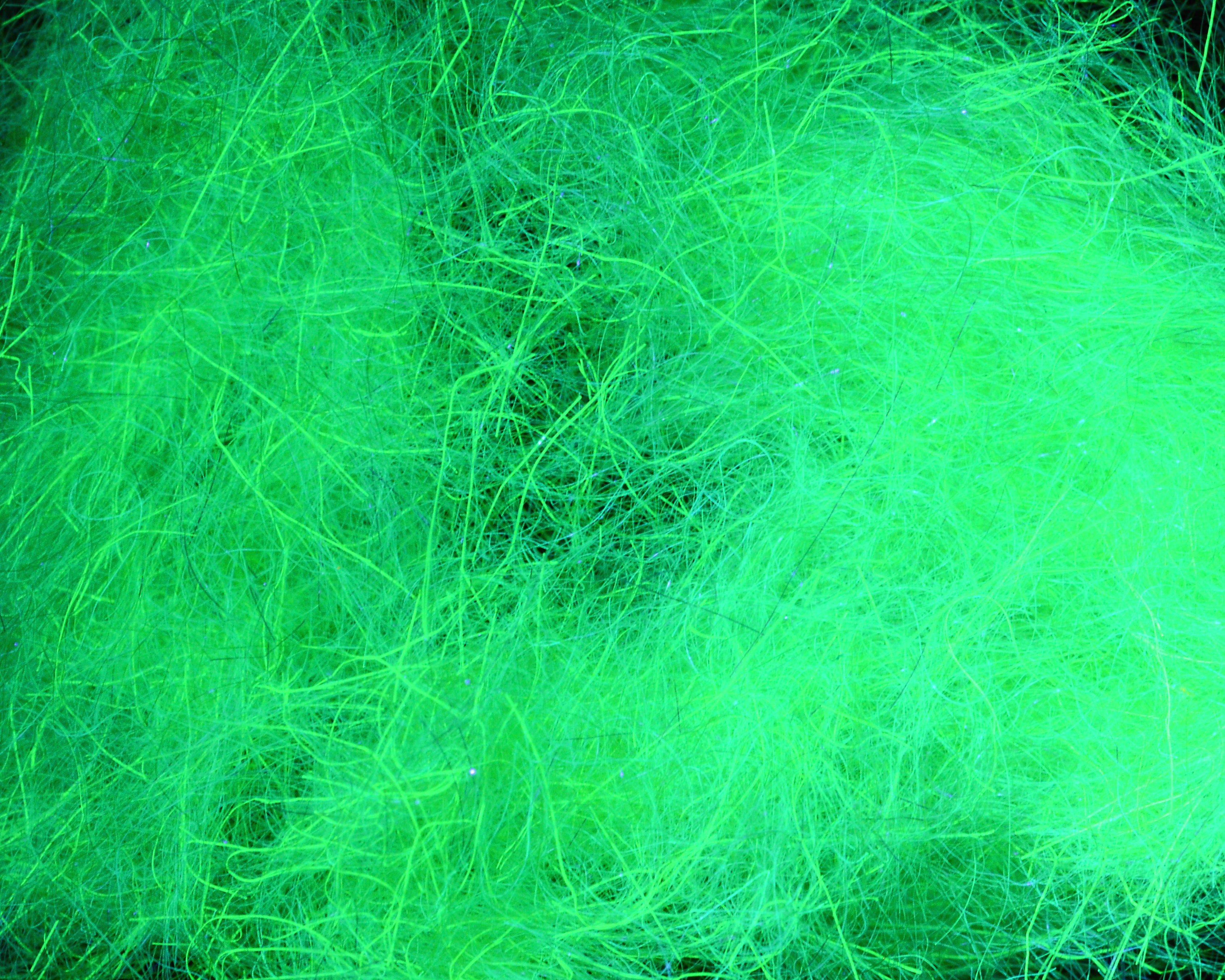 's Uv Simi Seal Dubbing   Uv Coastal Chartreuse Yellow fra Spawn
