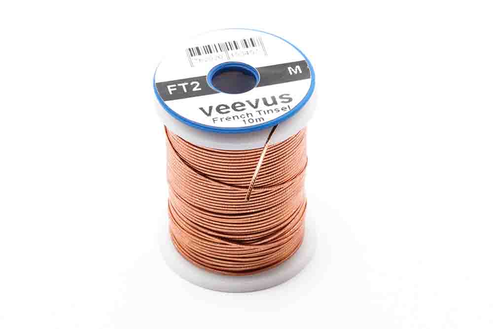 Fransk Oval Glitter Kobber fra Veevus