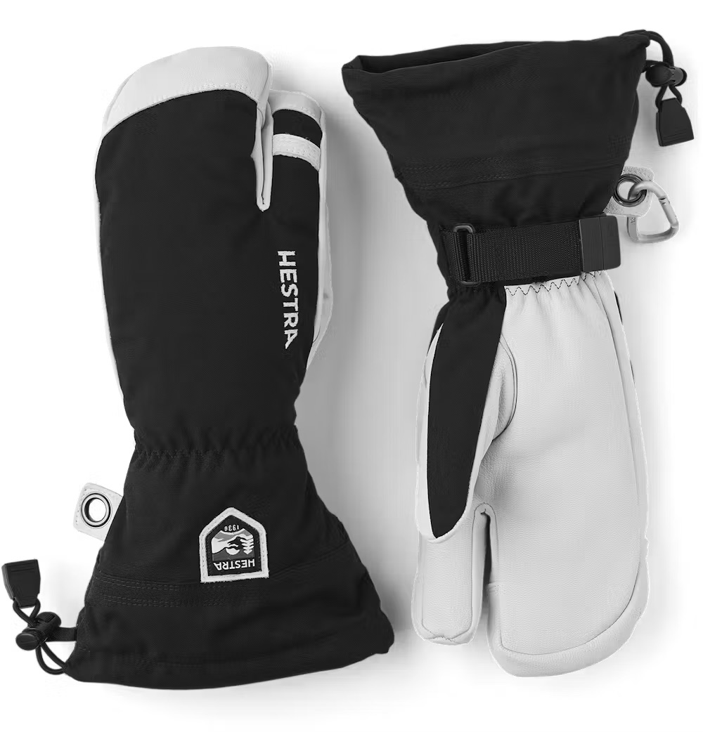 Army Leather Heli Ski 3 Finger Str 11 fra Hestra